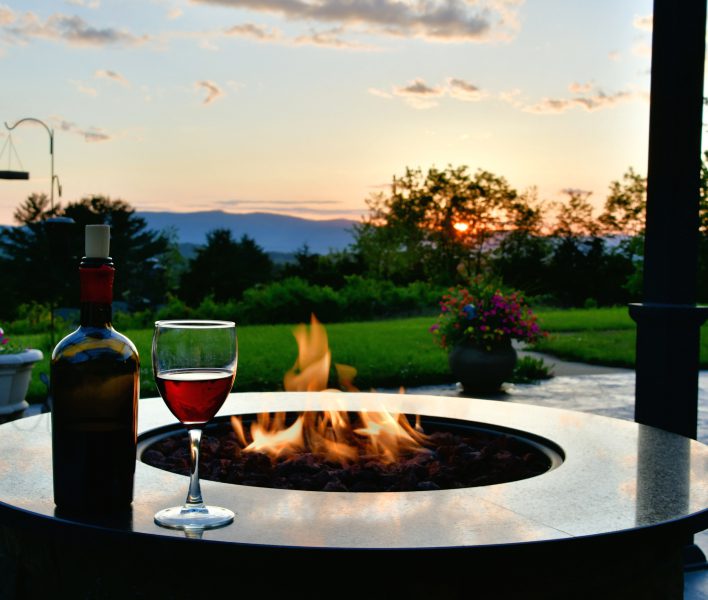 Rectangle 7028 (1) Relaxing at our new home sitting around a firepit, drinking wine, and taking in the stunning Idaho view.